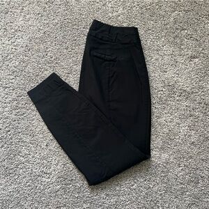 NY&C SKINNY FITTED ELASTIC WAIST DRESS PANTS